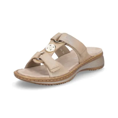 Produktbild von Ara Damen Pantolette sand metallic glitzer 4