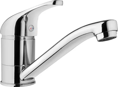 Produktbild von BADLAND Waschtischarmatur Wasserhahn Kleine PEREA Mischbatterie für Badezimmer in Silber