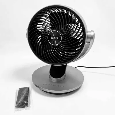 Produktbild von Dreo 28dB Leiser Smart Tischventilator, 18cm Durchmesser 4 Geschwindigstufen 5 Modi 12H Timer 120°+90° oszillierende kleine Ventilatoren mit Fernbedienung Sprachsteuerung Kühlung, Fan, Lynx S, Silber