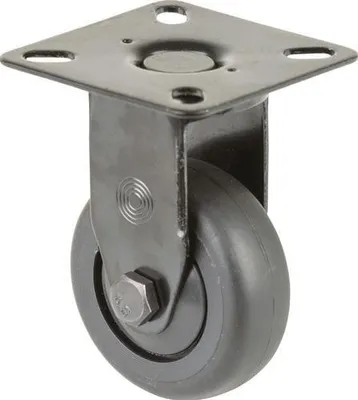 Produktbild von Bockrolle 50 mm 50 kg Gummi Kugellager 60 x 60 mm