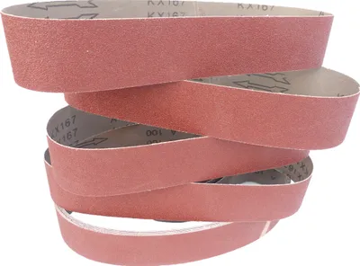 Produktbild von 20 x Schleifbänder 50 x 686mm Körnung P60 Schleifband Gewebebänder Bandschleifer Schleifpapier Gewebeband BOHRFUX