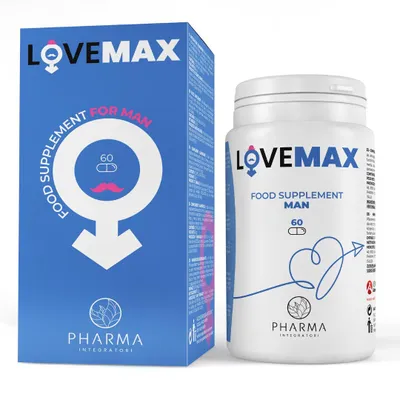 Produktbild von Nahrungsergänzungsmittel für Männer mit Maca, Ashwagandha, Zink und Ginseng