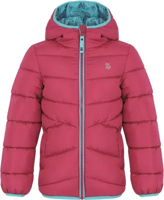 Produktbild von Loap Kinder Steppjacke Inlas Rosa mit Kapuze, wasserabweisend und reflektierend