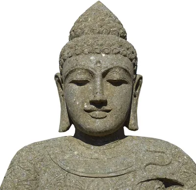 Image de Stonox Bouddha figurine Nagercoil pierre naturelle résistante au gel 70x60x100 cm