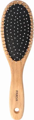 Produktbild von PARSA Beauty Haarbürste Haar Bürste Hair Brush Holz Massagebürste mit Metallpins Entwirrbürste für ein natürlich schönes Haarstyling
