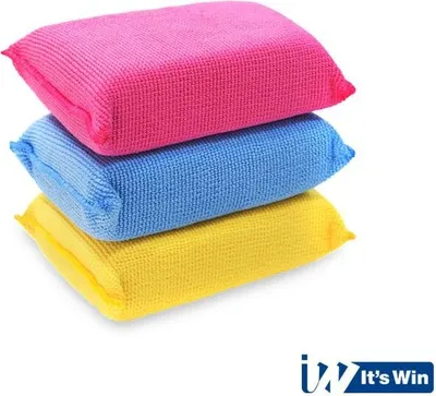 Zdjęcie produktu dla WINC-026 aplikator z mikrofibry, 14x10x4 cm, 3 szt.