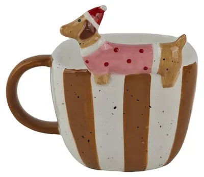 Produktbild von Clayre & Eef Tasse 400 ml Weiß Keramik