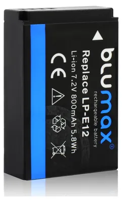 Produktbild von Blumax Akku passend für Canon LP-E12 EOS M200 M100 M50 EOS 100D 800 mAh (7,2V)