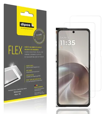 Zdjęcie produktu dla 2x dipos Flex Motorola Razr 70 Innenseite