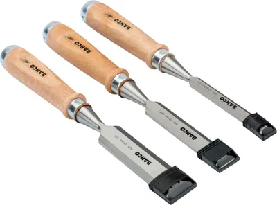 Produktbild von Bahco Satz Meißel mit Holzgriff, 3-tlg./Kartonverpackung