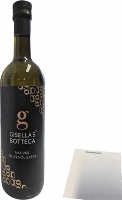 Produktbild von Gisellas Bottega Natives Olivenöl Extra (750ml Flasche) + usy Block