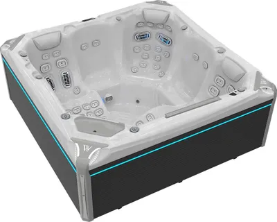 Produktbild von Wellis Everest Life Premium Whirlpool Außenwhirlpool 236x236x95cm für 5 Personen inkl. Thermocover
