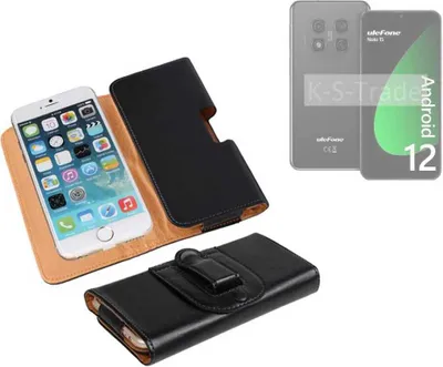 Produktbild von K-S-Trade Schützhülle Handyhülle kompatibel mit Ulefone Note 15 Holster Gürtel Tasche Schutzhülle Handy-Tasche Smartphone Case Seitentasche