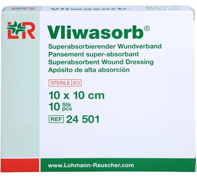 Produktbild von Vliwasorb Superabsorbierender Wundverband, 10 St VER