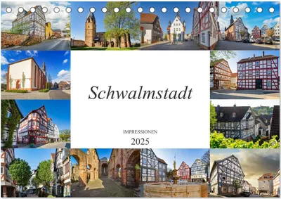 Produktbild von Schwalmstadt Impressionen (Tischkalender 2025 DIN A5 quer), CALVENDO Monatskalender