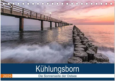 Produktbild von Kühlungsborn - Die Sonnenseite der Ostsee (Tischkalender 2025 DIN A5 quer), CALVENDO Monatskalender