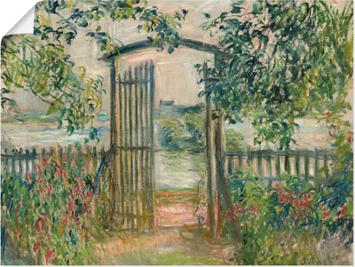 Produktbild von Claude Monet: Das Gartentor in Vetheuil (La Porte du jardin à Vetheuil). 1881, Produkt:Poster, Größe:30x40 cm / Poster