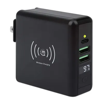 Produktbild von MANHATTAN 4in1 Reiseladegerät und Powerbank 8.000mAh