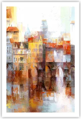 Produktbild von Poster - Poster ohne Rahmen - Stadt Mietshaus - 61x91,5 cm - Wand Bild - Wanddeko - Wandbilder - Kunstposter - Wandposter - Bilder - Kunstdruck - Wanddekoration - Wandbild - P2XPA61x91-3476