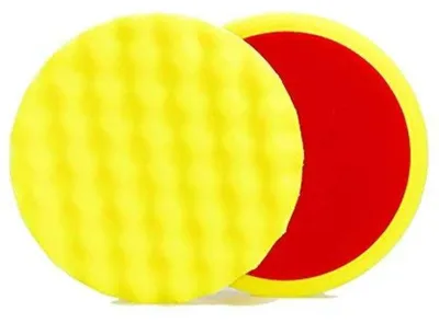Image de ALCLEAR 5613530M, tampon abrasif, éponges de polissage pour automobile, texture moyenne, diamètre :