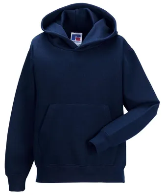 Productafbeelding van Jerzees Schoolkleding Trui met Capuchon voor Kinderen FK705 (7-8 jaar) (Marineblauw)