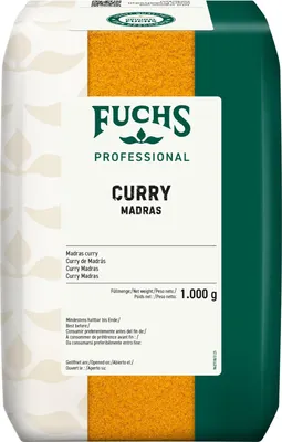 Zdjęcie produktu dla Mieszanka przypraw Fuchs Professional Curry Madras opakowanie 1000g