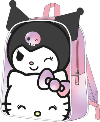 Produktbild von Cerda Group Hello Kitty Kuromi Kinderrucksack Mit Applikationen    One Size