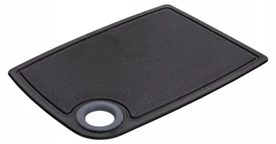 Produktbild von Altom Design rutschfestes Kunststoff-Schneidebrett schwarz 30x20 cm