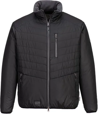 Produktbild von Blue Wave Herren Steppjacke Leo in Daunenoptik - Gesteppte Jacke mit Tafetta-Innenfutter in Schwarz Größe M
