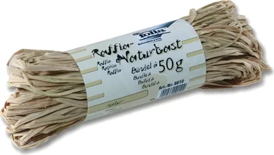 Immagine prodotto di Folia 9010 Naturbast Rafia - opaco, naturale, 50 g