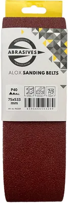 Produktbild von band für Handschleifmaschinen 75x533mm Korn 36 (3St.)