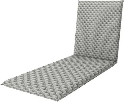 Produktbild von Liegenauflage 195 x 60 x 6 cm 50 % Baumwolle, 50 % Polyester grau