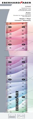 Produktbild von Eberhard Faber 570012 Lineal Rainbow 30 cm flexibel