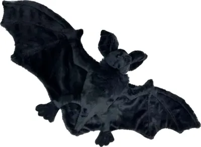 Produktbild von Fledermaus Kuscheltier Flughund schwarz XXL Plüschtier 73 cm HELSY