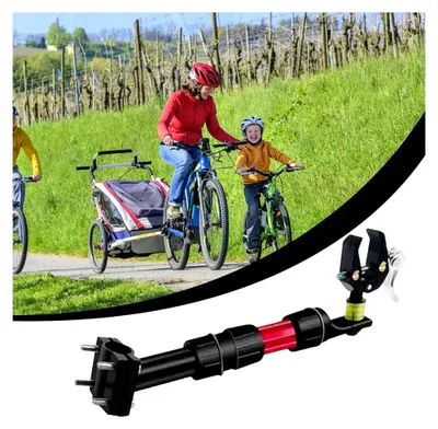 Produktbild von Fahrradanhängerkupplung - Lastenträger für Tretroller - Hoch Belastbare Und Stabile Fahrrad Anhänger Kupplung Für Pendeln, Camping, Outdoor, Reisen, Sport, Freizeit