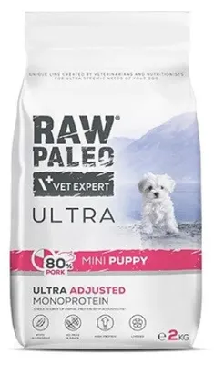 Produktbild von RAW PALEO Ultra Mini Puppy Pork - trockenfutter für Hunde - 2kg