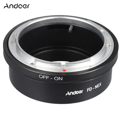 Produktbild von Andoer FD-NEX Adapter-Ring Objektiv-Anschluss fuer Canon FD-Objektiv fuer Sony NEX E-Mount-Digital Kamera passen