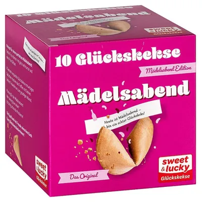 Produktbild von Glückskeks 10er Box Mädelsabend