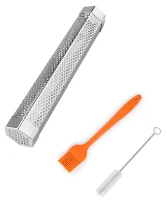 Obrázok produktu pre Kúdelo na fajčenie, 12 palcov, z nehrdzavejúcej ocele, vhodné na studené fajčenie a údenie, 30,5 x 5,5 x 5,5 cm