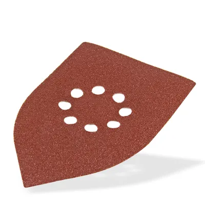 Produktbild von Schleifpapier K60 Klett für Dreieckschleifer Deltaschleifer 105x175mm 10tlg