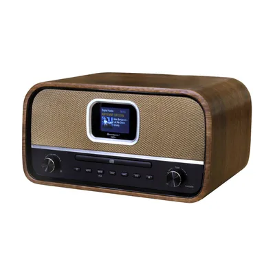 Produktbild von Soundmaster DAB970BR Nostalgie Musikcenter mit DAB+, CD, Bluetooth, Farbdisplay