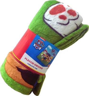 Produktbild von Paw Patrol Decke 130x170 cm - Tagesdecke · Wohndecke · Fleecedecke · Kuscheldecke