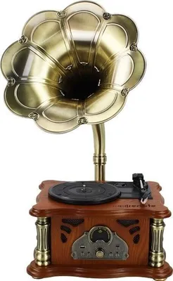 Obrázok produktu pre Renote The Classic Horn Phonograph Brown Retro gramofón