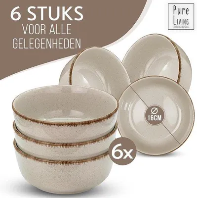 Immagine prodotto di Famanu, set di ciotole per cereali, 6 pezzi - versatile ed elegante