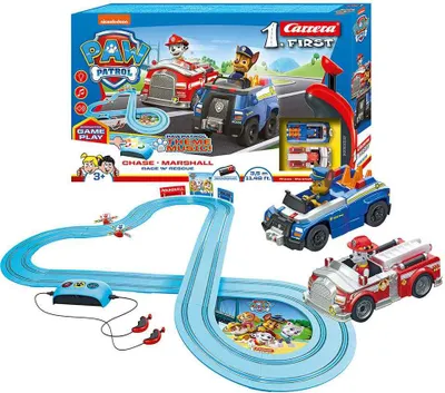 Obrázek produktu pro Carrera RC Paw Patrol Race N Rescue, Sada vozidla a trati, 3 rok/roky, Plast, Modrá, Červená