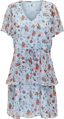 Image de Jdy Melly Robe courte à manches courtes Bleu S Femme Bleu S