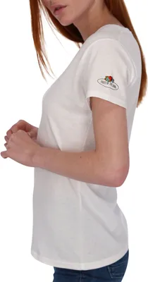 Produktbild von Fruit of the Loom Damen T-Shirt mit Vintage-Logo Farbe: weiß Größe: XL