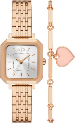 Obrázok produktu pre Dámske hodinky + náramok Armani Exchange AX7164SET + BOX