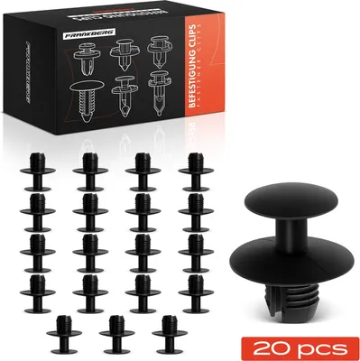 Imagen del producto de Frankberg: 20 clips de fijación para paneles de carrocería, compatibles con Mercedes-Benz W210, W211, W166, W164 y C208
