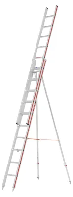 Produktbild von Hymer Obstbaumleiter zweiteilig, 2x10 Sprossen